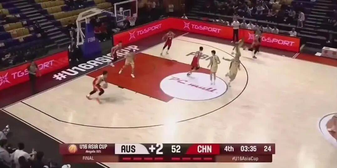 2025国际篮联U16亚洲杯：中国队58-85不敌澳大利亚获亚军